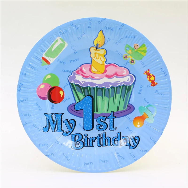 青少年ケーキ キャンディ第一誕生日プレート子供紙皿ケーキ皿用キッズ誕生日パーティー Anniversaire用品10 ピース ロット Dish Pad Plate Surfacedish Plate Aliexpress