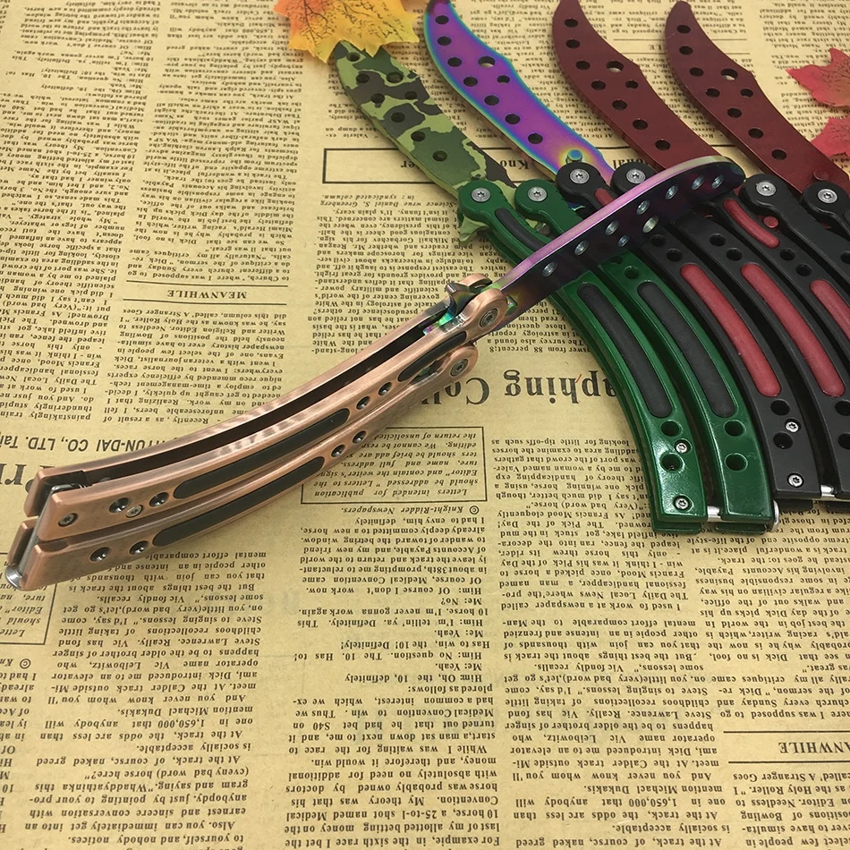 butterfly in knife