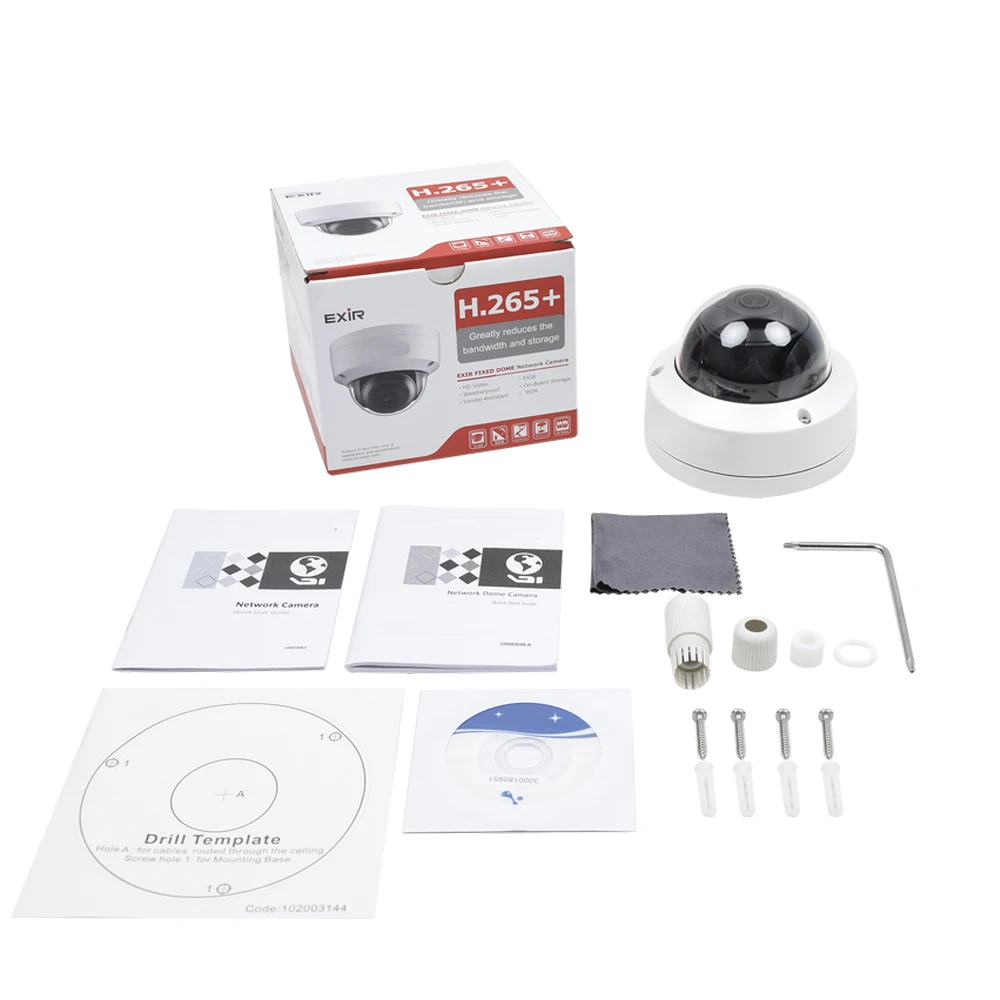 Hikvision 8mp IP камера cctv системах видеонаблюдения безопасности DS 2CD2185FWD IS аудио PoE
