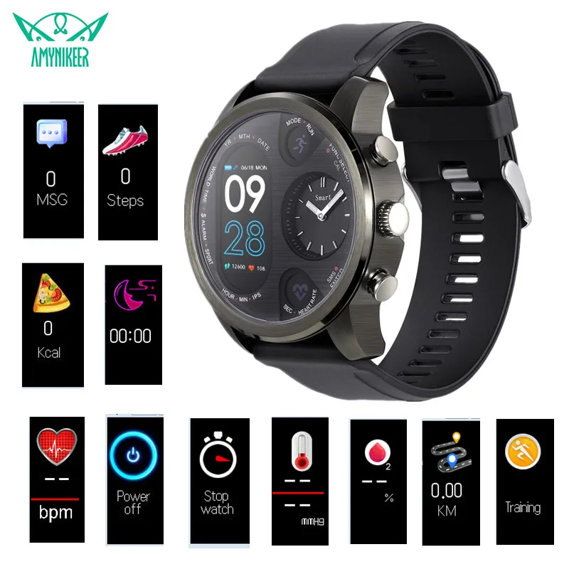 

T3 smart watch multi-function sports watch fitness tracker support WhatsApp Twitter Facebook Skype information push