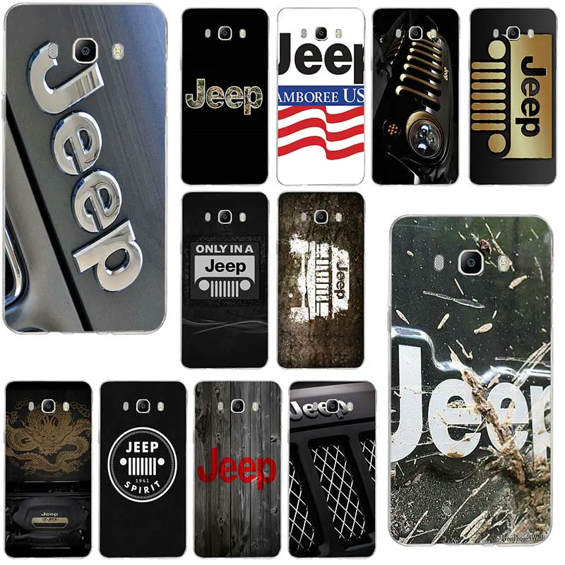 Fashion Wrangler Car Jeep Sport Logo Phone Cases For Samsung Galaxy