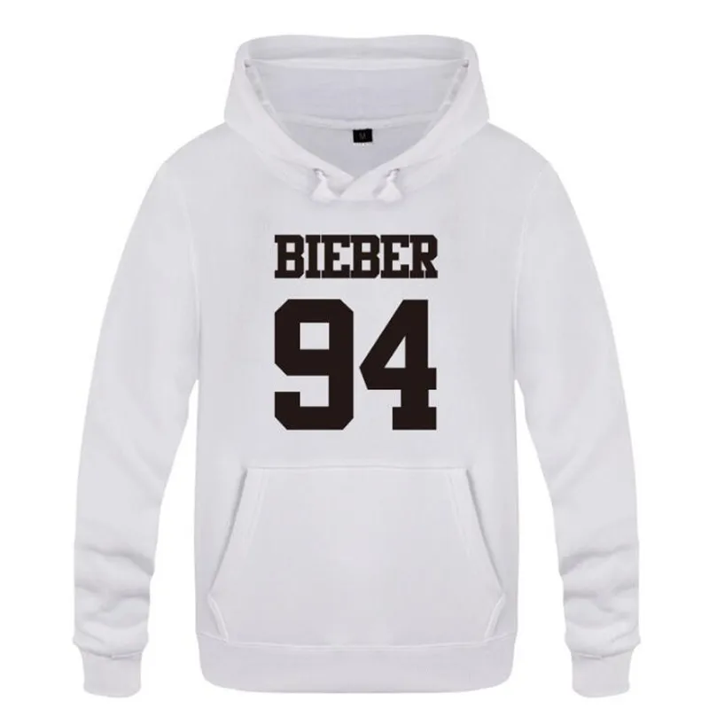 Hoodie Men Hip Hop Justin Bieber Printed Mens Hoodies Winter Fleece Long Sleeve Skate Men's Sweatshirt Tracksuit Man's Gown Hot