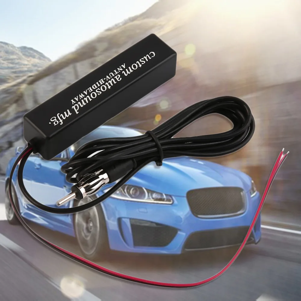 Car Truck Hidden Radio Antenna Aerial FM//AM Receiver For Car Stereo