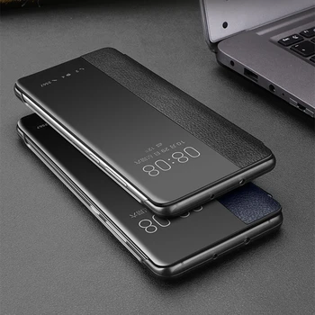 

Flip Awaken Sleep Dormancy Functional Case for Huawei P30 Pro Free Answer Control Smart Phone Case for Huawei P30