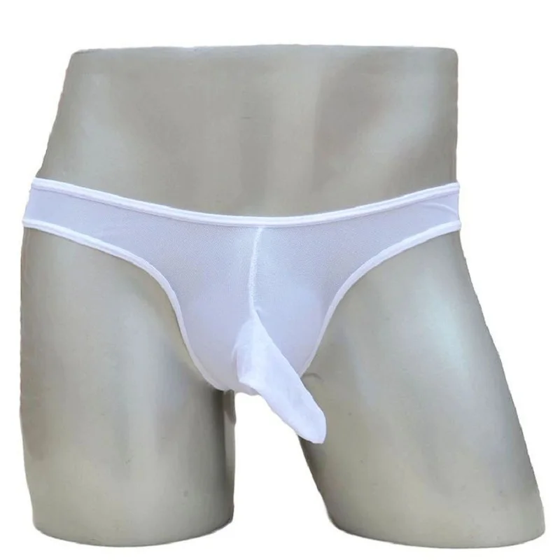 

Sexy Men Mesh Sheer G-string Briefs Thong with Penis Sheath T-Back Underwear Clubwear Underpants Erotic Fetish Lingerie Panties
