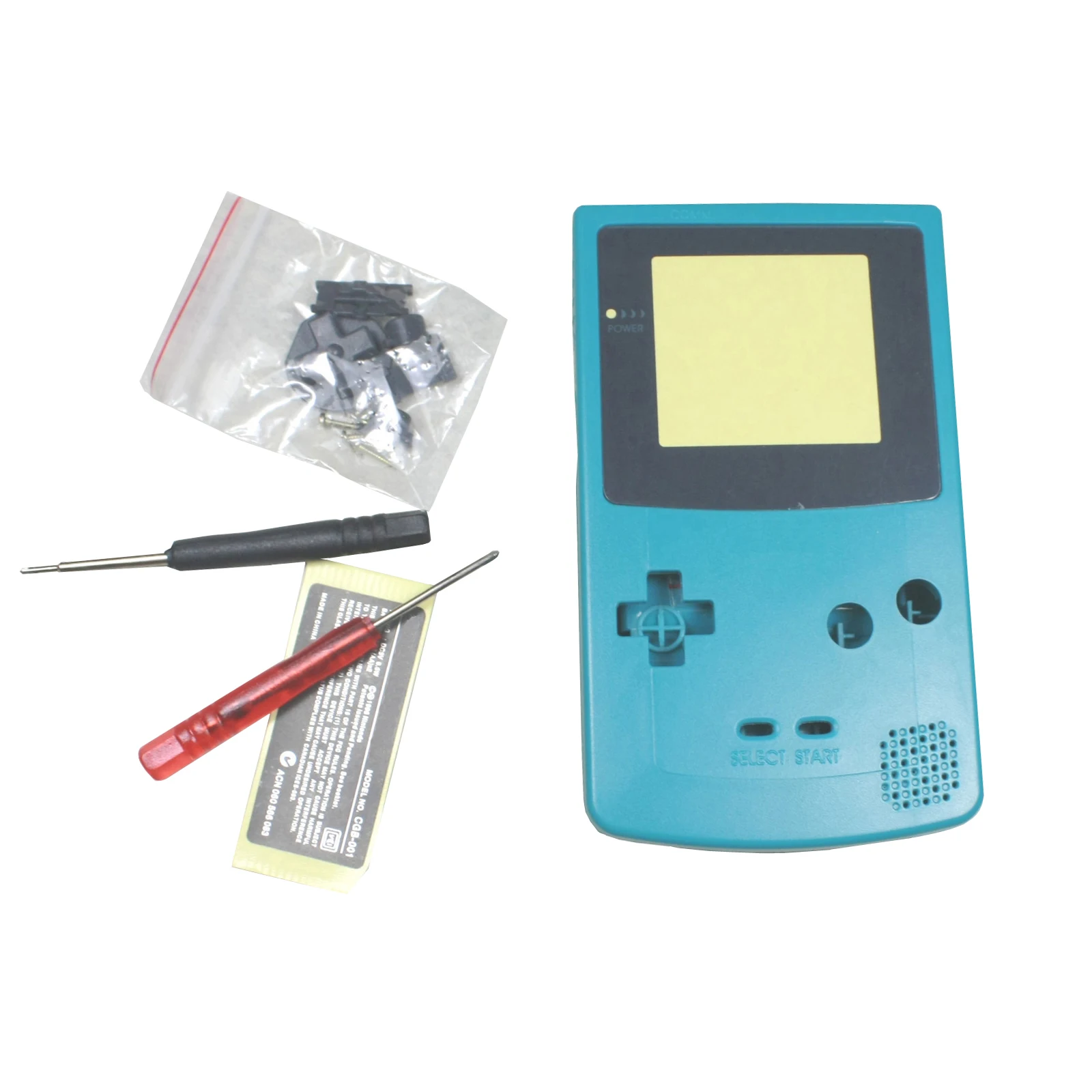 Full Housing Shell Case Cover Replacement for Nintendo GBC Gameboy Color Console