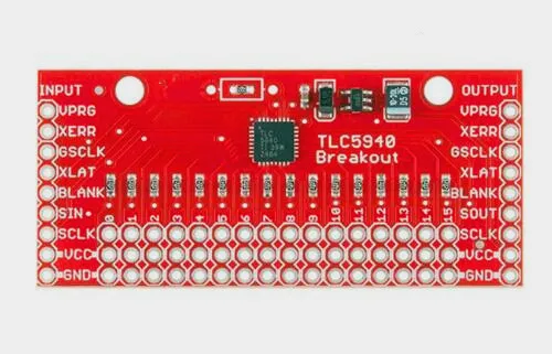 Бесплатная доставка! Светодиодный модуль управления PWM TLC5940 (16 канальный)