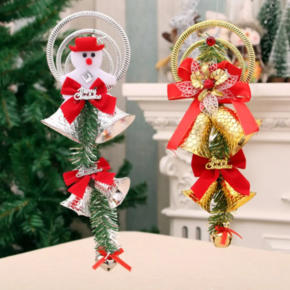 Christmas bells string doorbells wind chimes Christmas tree Hanging pendant