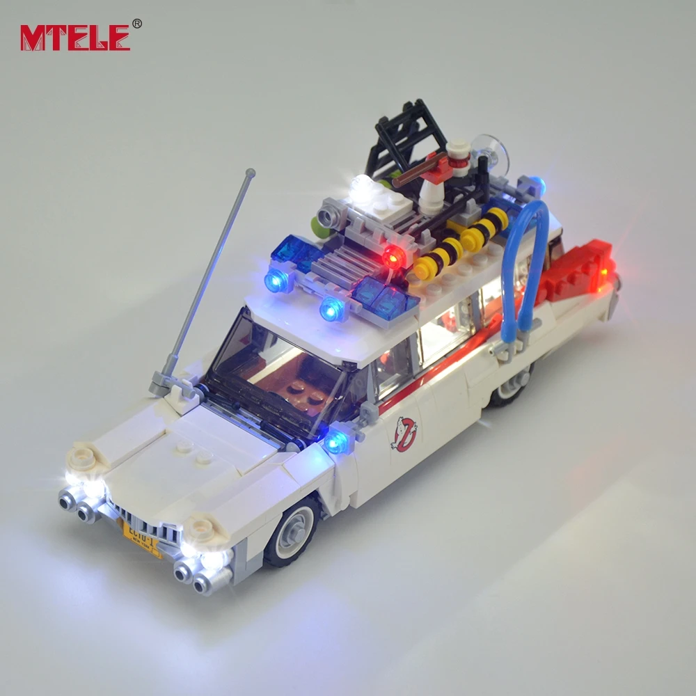 MTELE светодиодный светильник комплект для Ghostbusters Ecto-1 светильник ing набор совместим с 21108(не включает в себя модель