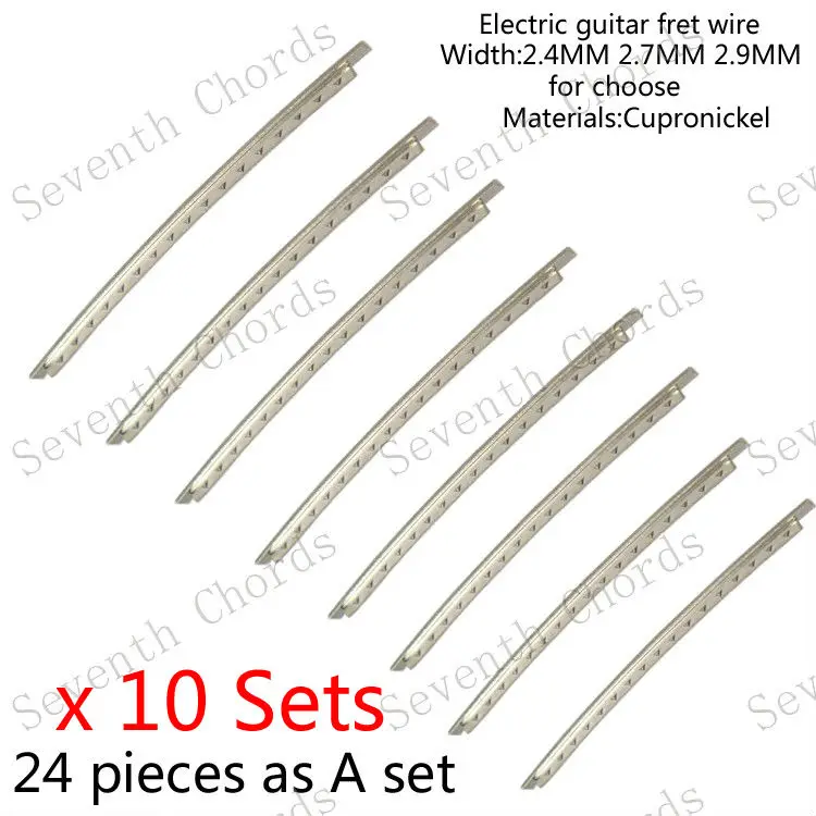 Fret Wire Sizes Of Popular Electric Guitars