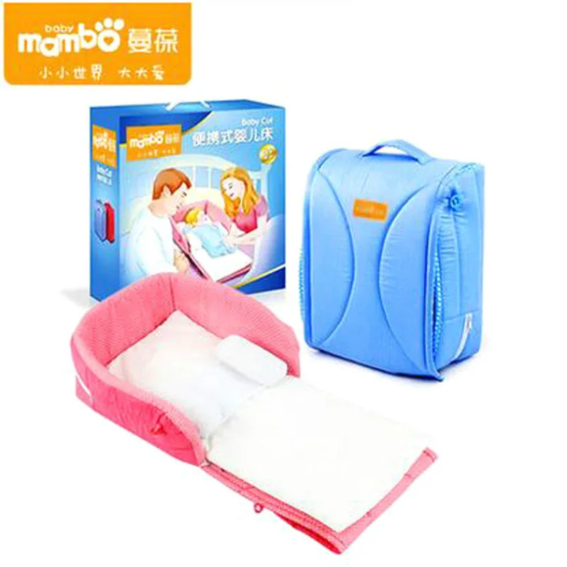 

Portable Baby Crib 0-6M Infant Bed Tent Baby Bed 100%Cotton Sleepping Basket Folding Baby Crib Bercos De Bebes Cunas