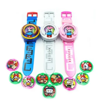 

2017 Anime Peripheral Yo-Kai Watch DX Yokai Watch Kids Toy With 3 Medals & Music Educational Toys Best Gifts