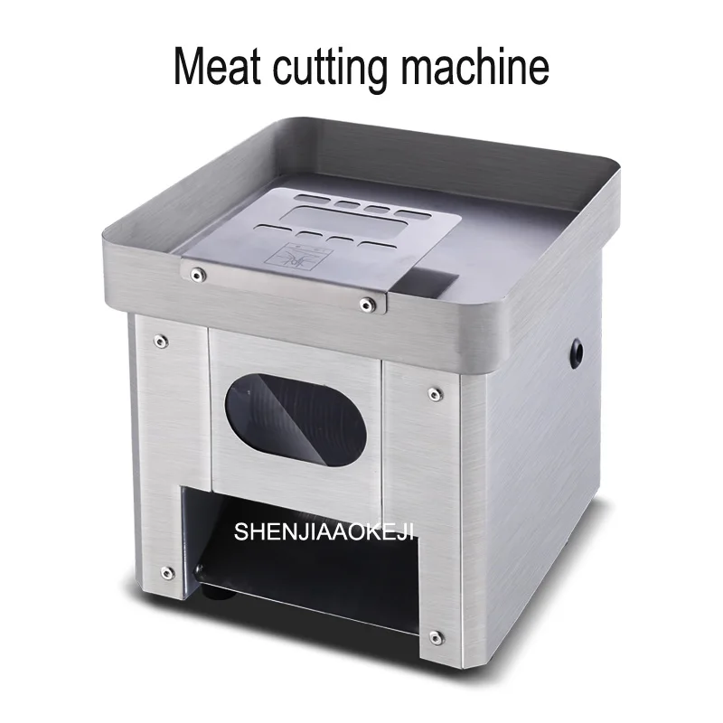 TS-80 электрическая ломтерезка для мяса из нержавеющей стали полностью автоматическая Мясорубка овощерезка 150 кг/ч 220 В 1 шт