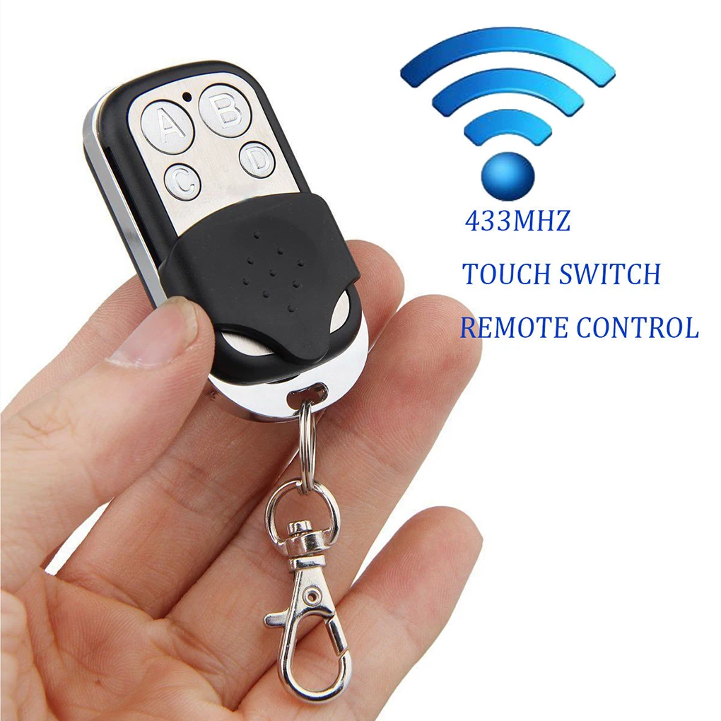 

4-Channel Wireless RF Remote Control 433 MHz Electric Gate Door Remote Control Key Fob Controller