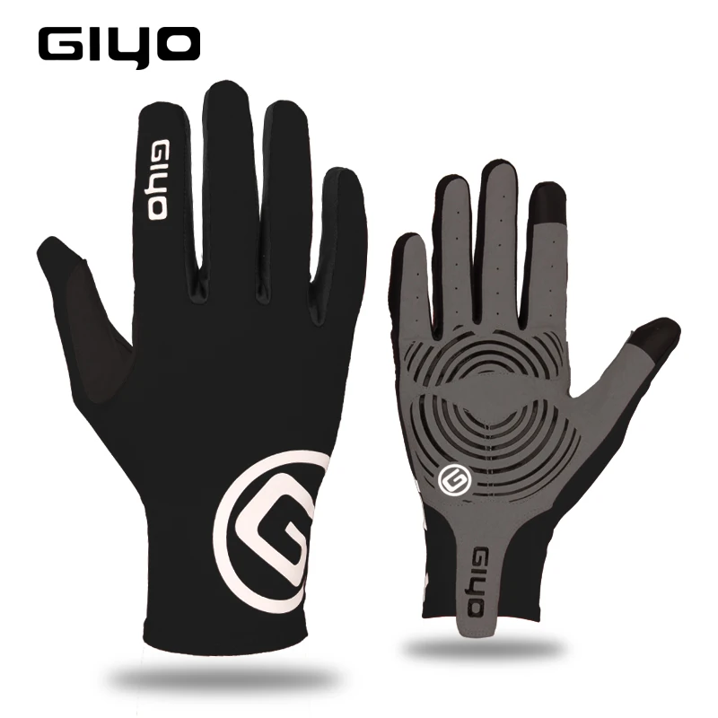 GIYO перчатки с сенсорным экраном, гелевые перчатки для велоспорта, зима-осень, женские и мужские перчатки для велоспорта, MTB, шоссейные перчатки для езды на велосипеде, гоночные перчатки