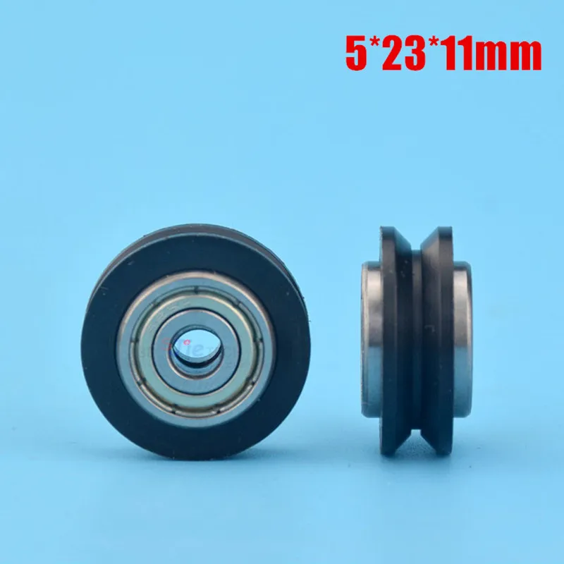5*23*11 мм двойной подшипник V groove CNC 3D пассивный колесный принтер аксессуары Openbuilds