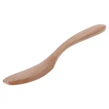 Лидер продаж дерево масло лопатка для торта деревянный разбрасыватель древесины Шпатель скребок сервировки обеденная посуда