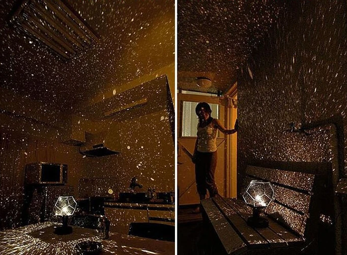

Home Decor Cute Astro Star Sky Laser Projector Romantic Cosmos Night Light Lamp
