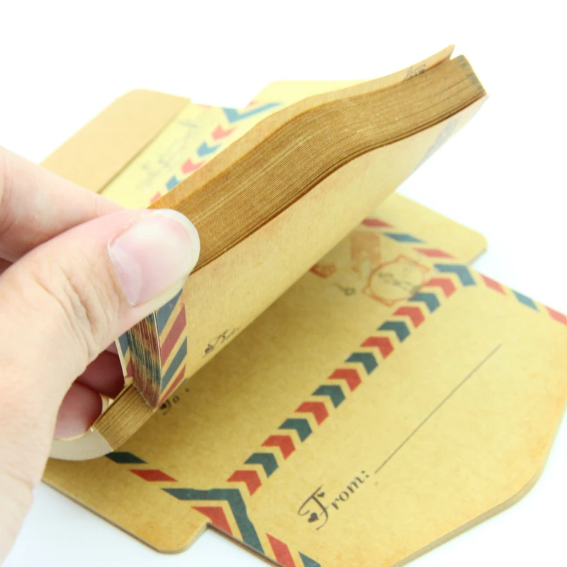 Ретро Винтаж крафт-бумага конверты мини милые Kawaii мультфильм канцелярские товары почтовый конверт подарки