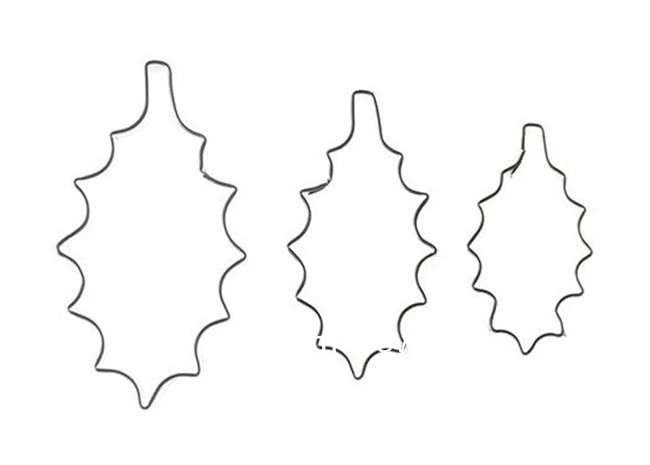 holly leaf cake cutting set 1 j