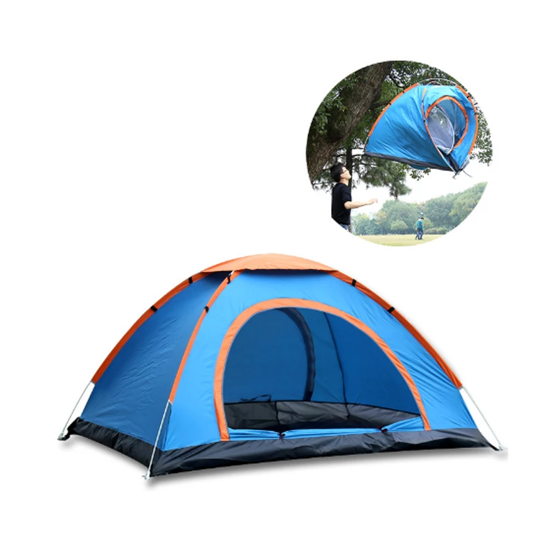 

1-2 & 3-4 Persons Single Layer Automatic Travel Tent Bbq Outdoor Camping Picnic Beach Hiking Family Party Tent