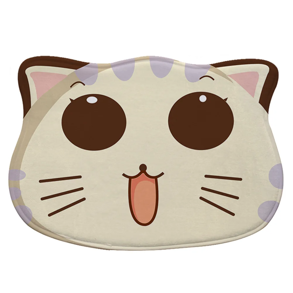 С изображением из мультфильма Lucky Cat Doomat дома креативный напольный коврик для входной двери декоративный коврик водопоглощение на
