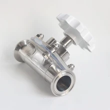 DN10/15/20/25/32/40x0," 1,5" Tri Зажим санитарный мембранный клапан SUS316L из нержавеющей стали для домашнего пивоварения пиво дневник
