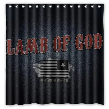 

180x180cm Waterproof Fabric Lamb of God Mildew Proof Shower Curtain Bathroom Curtains Free Shipping