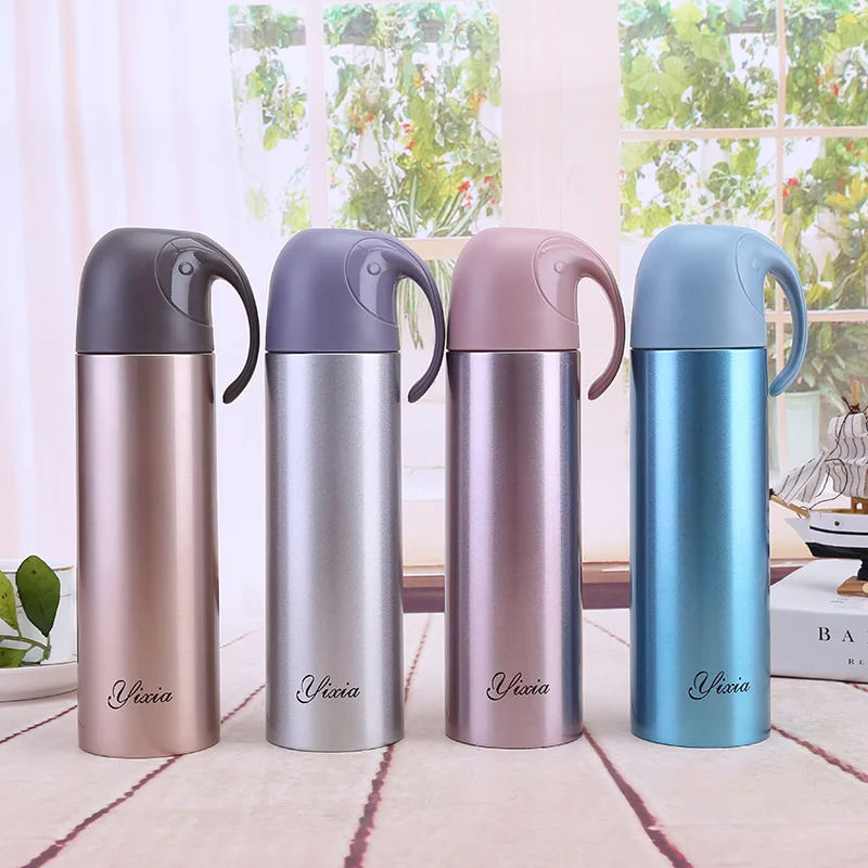 

Customized student insulation mug elephant cup fashion dual-use sports cup outdoor portable car straight cup