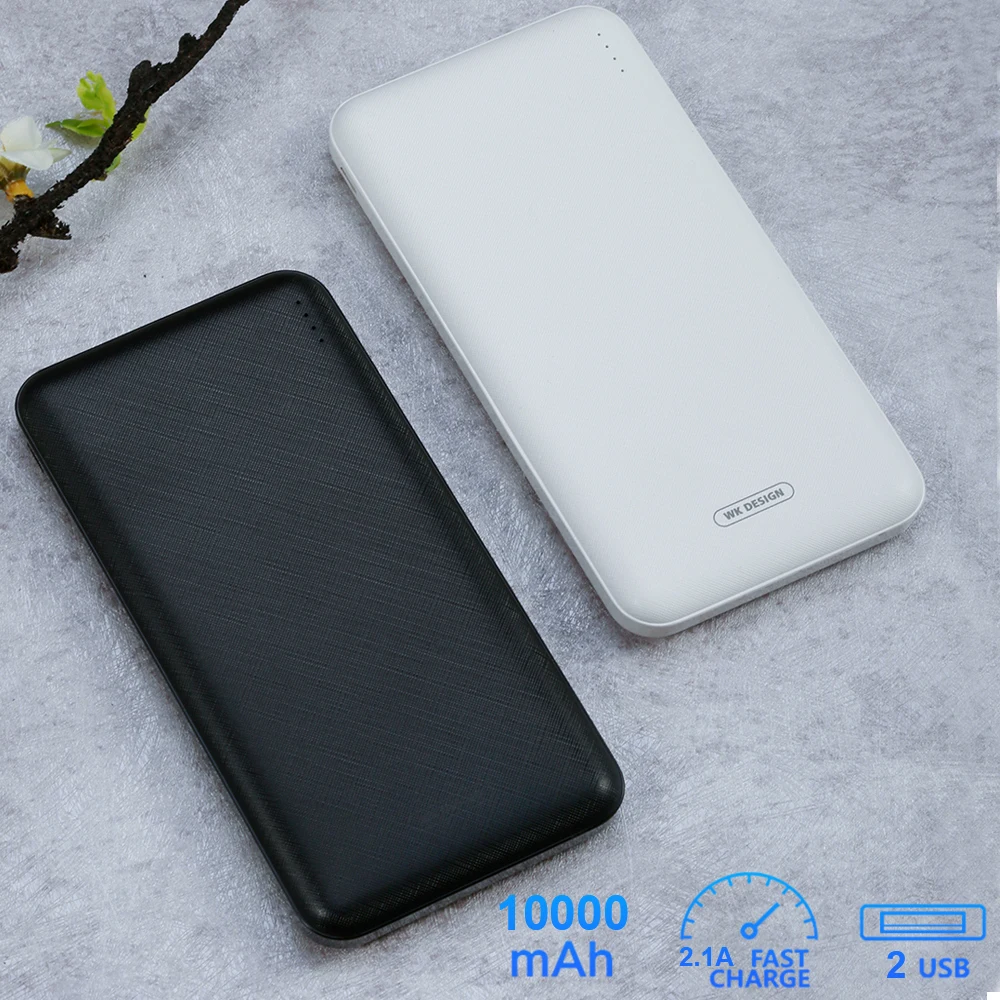 WK Mini power Bank 10000mAh power bank для Xiaomi power Bank Poverbank блок питания внешний аккумулятор для iPhone аксессуары