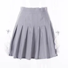 Пикантные плиссированные юбки женские Светоотражающие молнии Юбка-трапеция Клубная одежда Вечерние элегантный дизайн Повседневное Короткие мини-юбки Для женщин s