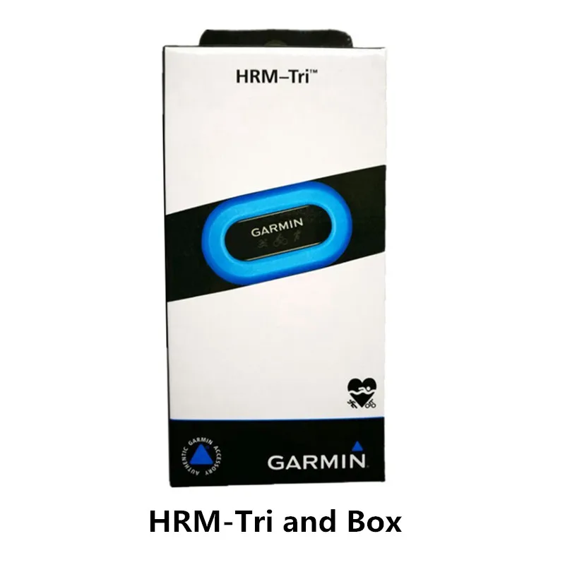 Garmin HRM-Tri Triathlon/HRM-Run Running/HRM-4 Generation Running Heart Rate EDGE Series/fenix5/fenix3/920XT/735XT B - Цвет: HRM Tri and box