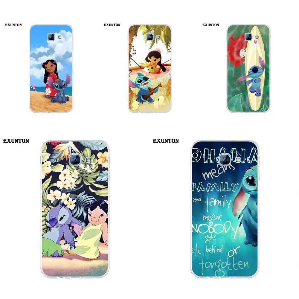 Мягкий защитный чехол Lilo Stich Ohana для Sony Xperia Z Z1 Z2 Z3 Z4 Z5 compact Mini M2 M4 M5 T3 E3 E5 XA XA1 XZ