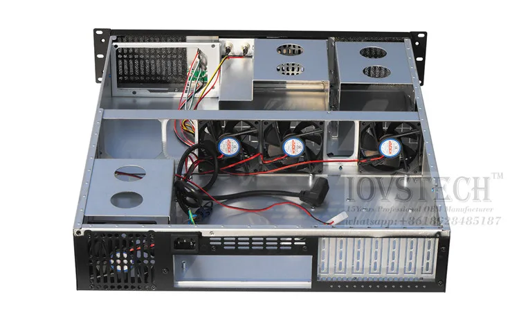 2U rack-mount chassis для ATX Совместимо с серверными полями PCI PCIe expanional для карт