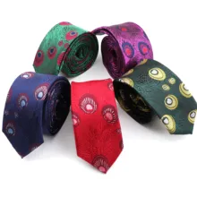 Для мужчин роскошный галстук-бабочка классические узкие жаккардовый галстук модная бабочка с перьями(6 см) для Бизнес вечерние свадебные туфли