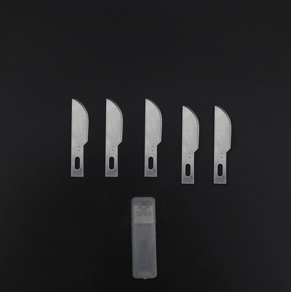5 pcs Blades Wood Carving Tools for Engraving Craft Sculpture Knife Scalpel Cutting Tool PCB Repair