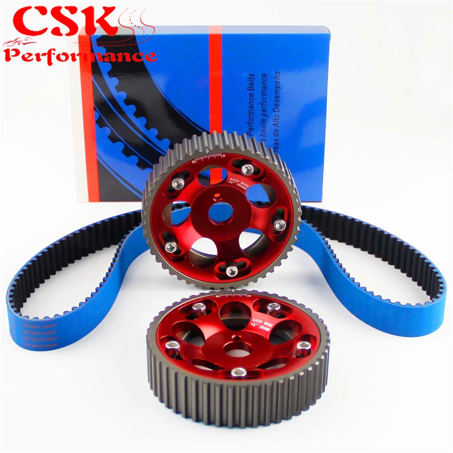 Racing Timing Belt + Cam Gear Pulley Kit For Toyota 1JZ 1JZGTE 1JZ GTE 88 92 on