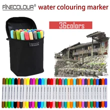 Finecolour Water Based Colored Markers 12 24 36 Set Washable Pens Watercolor Manga Sketch Marker Double