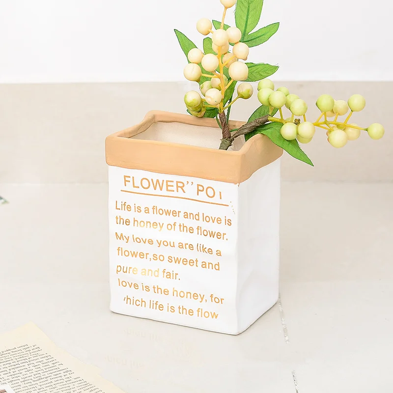 Plants pots groot planter Kraft paper container pot for home planting pots garden colorful vase suitable for home or office Plants pots groot planter Kraft paper container pot for home planting pots garden colorful vase suitable for home or office