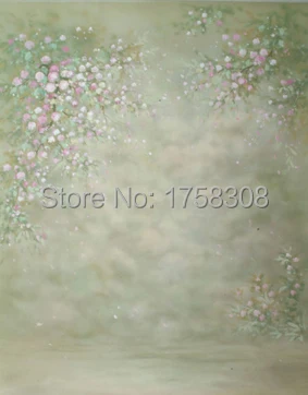 

Thin Vinyl Photography Background Computer Printed flowers Painting Photography backdrops for Photo studio CM-3775