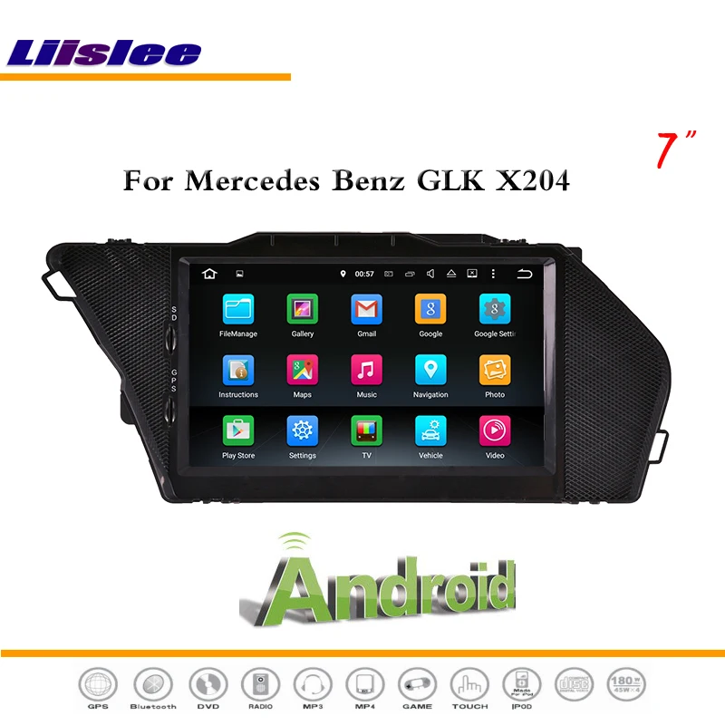 Cheap Liislee Android Multimedia For Mercedes Benz GLK X204 2008~2012 Radio Audio Stereo CD DVD Player GPS Map Navi Navigation System 1