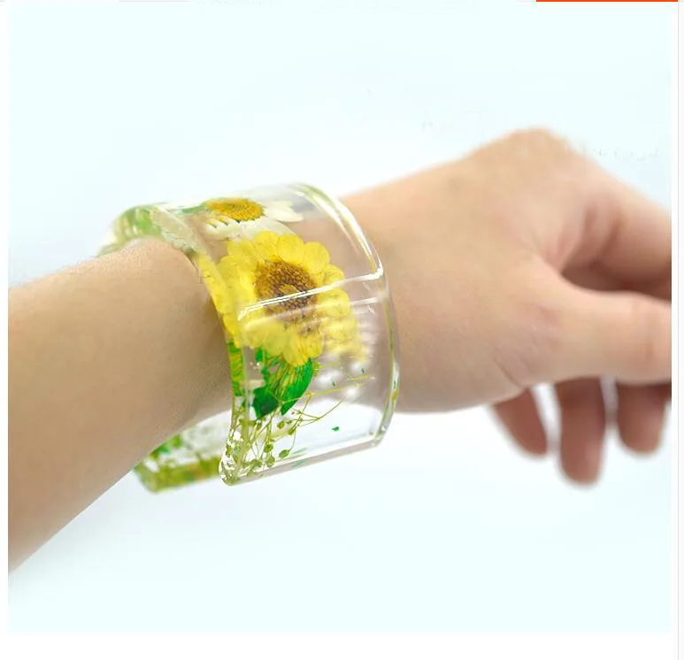 Обновленный прозрачный силиконовый браслет в форме яйца, форма для эпоксидной смолы, настоящий цветок, сделай сам, форма открытого дизайна, форма для браслета, полимерные формы