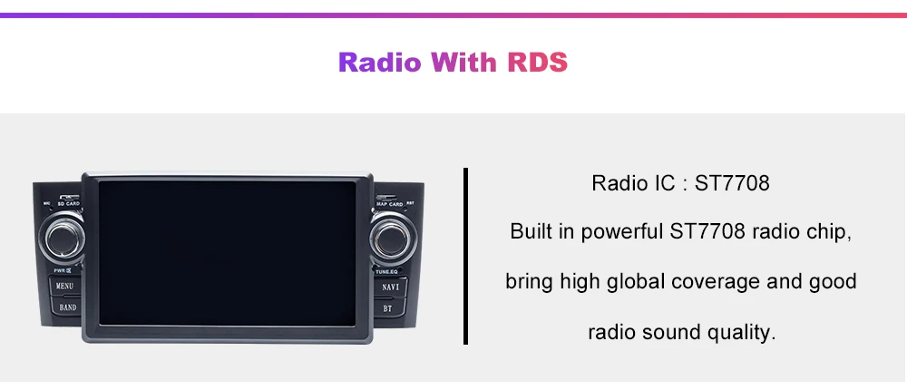 Ips 1 din Android 9,0 Ram 2G dvd-плеер автомобиля для Fiat Grande Punto Linea 2007-2012 Мультимедиа gps навигация Радио экран 4G DSP