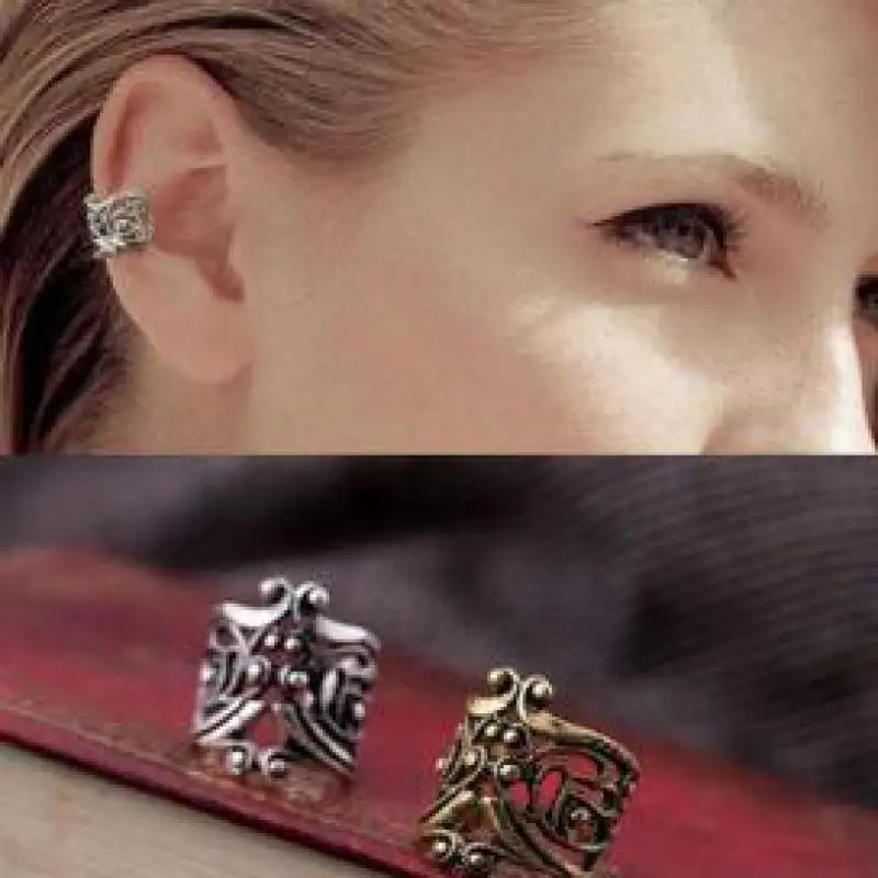 

Retro Hollow U-shaped Ear Bones Non Pierced Ear Earrings Invisible Men And Women (single Price)