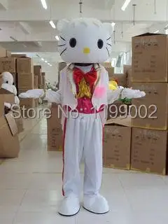 

white male hello kitty mascot costumes Adult size for Halloween