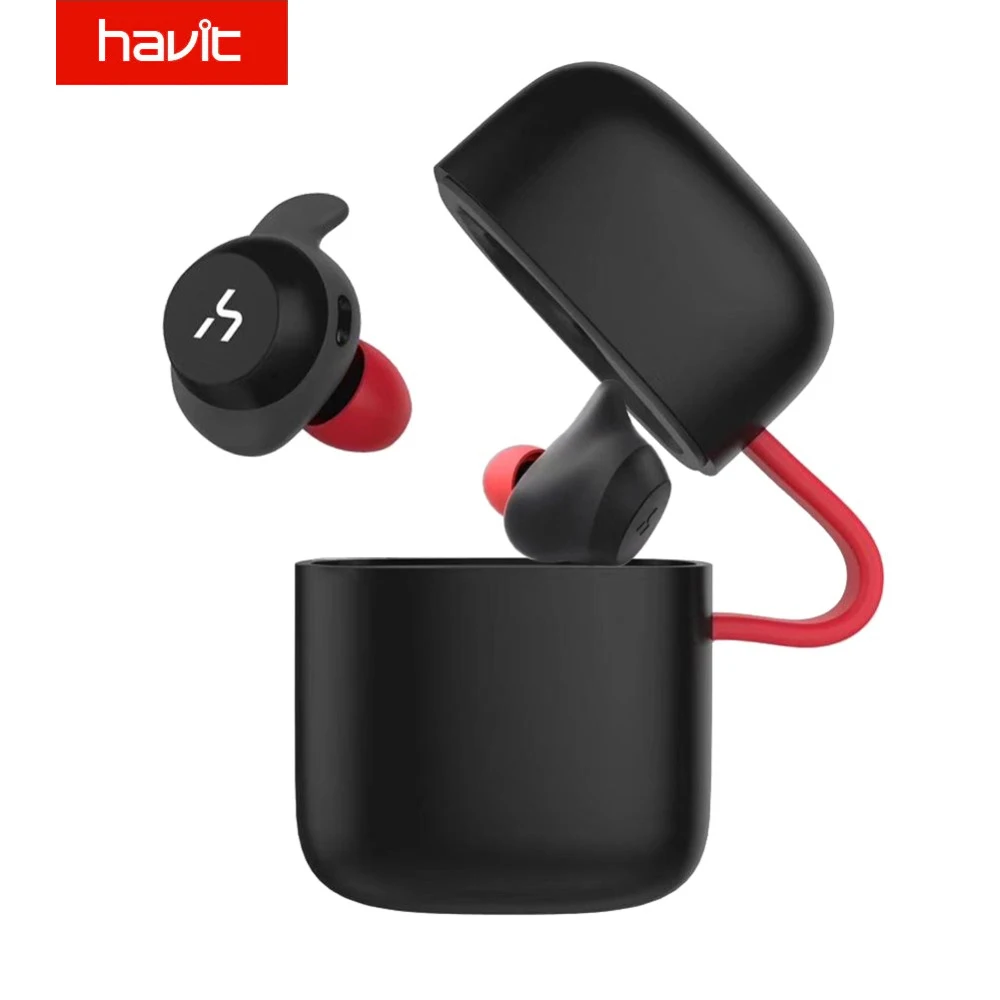 

HAVIT TWS Bluetooth Headset Wireless Sport Earphone Waterproof Stereo 3D Earbuds Headset With Microphone for Hands-free Calls G1