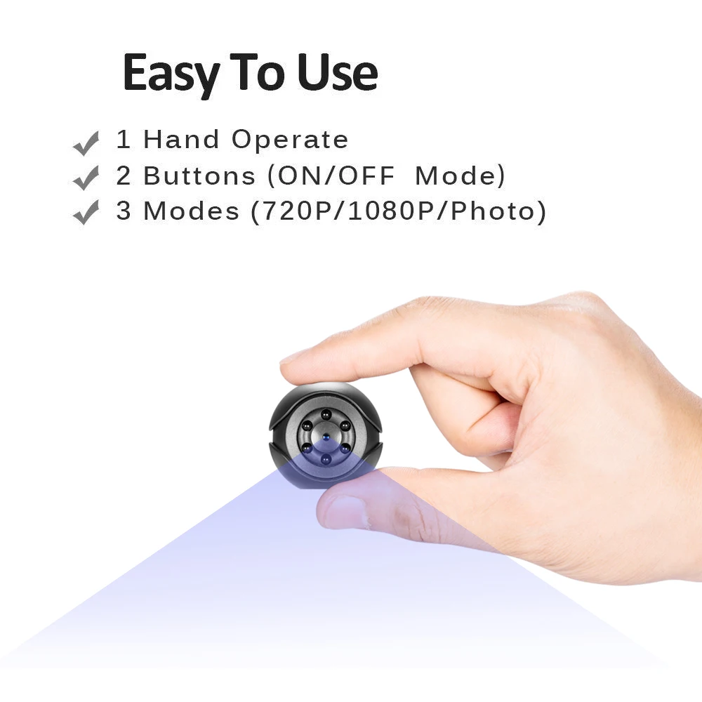 SQ6 мини камера 1080 P сенсор портативная видеокамера безопасности маленькая камера ночного видения Обнаружение движения Поддержка Скрытая TFcard pk sq 9