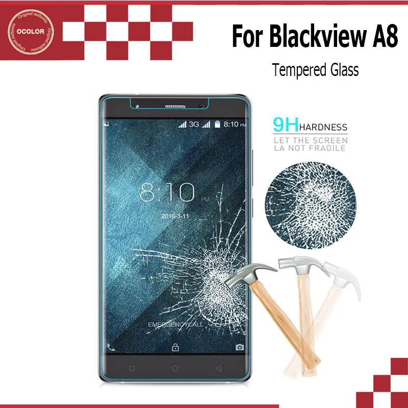 Ocolor для Blackview A8 закаленное Стекло сверхтонкая пленка Экран Защитная переднего