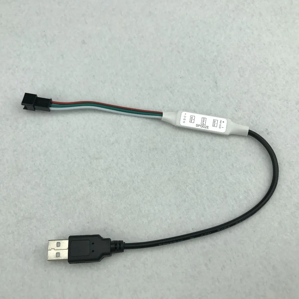 SP002E Светодиодный контроллер пикселей с usb-разъемом для ввода питания