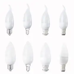 Светодиодная лампа E27 E14 светорегулируемая Светодиодная свеча лампа 110v 220v винтажная лампа накаливания для освещения люстры